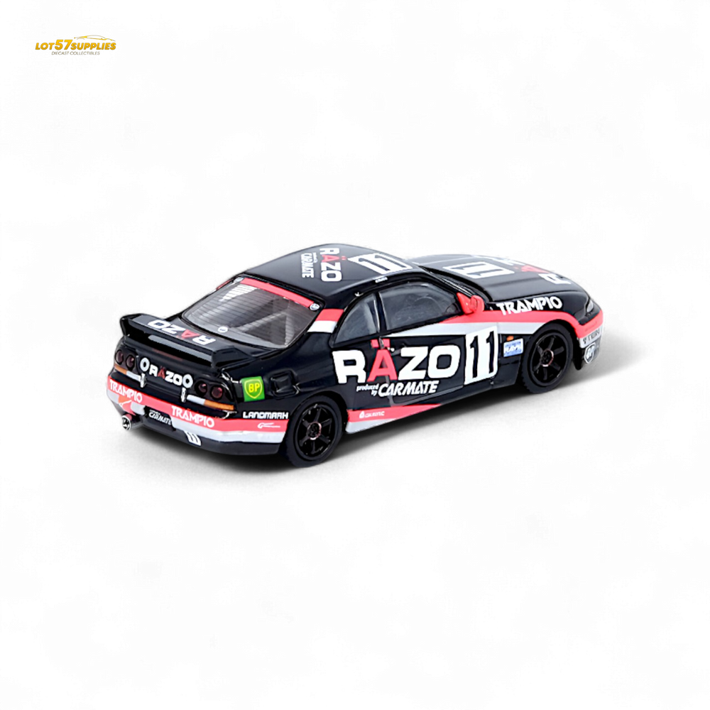 Inno64 NISSAN SKYLINE GT-R R33 #11 "RAZO TRAMPIO" N1 Super Endurance Series - SENDAN HIGHLAND 1995 Winner 1:64