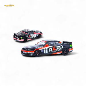 Inno64 NISSAN SKYLINE GT-R R33 #11 "RAZO TRAMPIO" N1 Super Endurance Series - SENDAN HIGHLAND 1995 Winner 1:64