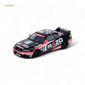 Inno64 NISSAN SKYLINE GT-R R33 #11 "RAZO TRAMPIO" N1 Super Endurance Series - SENDAN HIGHLAND 1995 Winner 1:64