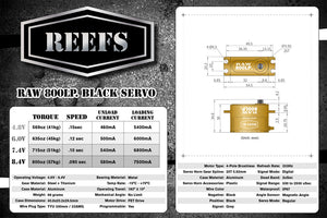 RAW800LP Servo, Brass Edition, Programmable Servo