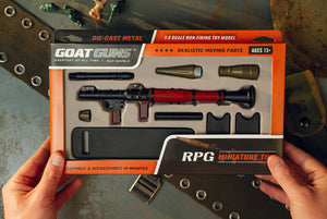 GoatGuns 1/3 Scale Die Cast RPG Model, Black — Diecast Replica Guns