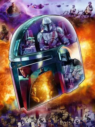 Little Shop of Magic Puzzle: Star Wars - The Mandalorian - Helmet