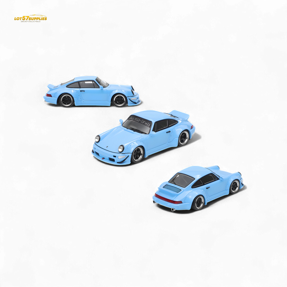 Fast Speed FS Rauh-Welt RWB964 Wide-Body Duck Wing - Sky Blue 1:64