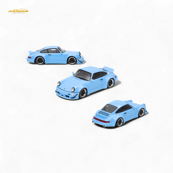 Fast Speed FS Rauh-Welt RWB964 Wide-Body Duck Wing - Sky Blue 1:64