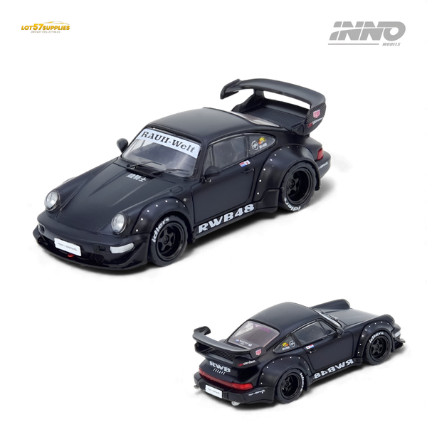 (Pre-Order) INNO64 RWB 964 Darth Vader Black Matt 1:64