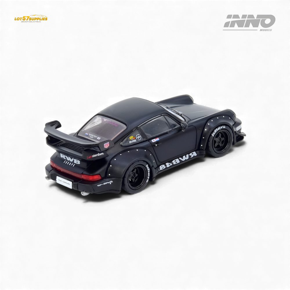 (Pre-Order) INNO64 RWB 964 Darth Vader Black Matt 1:64