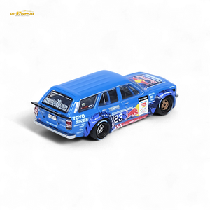 Inno64 MAD MIKE 1976 MAZDA RX3 Station Wagon D1GP Series 2024 1:64