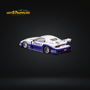 Inno64 Mazda RX-7 LBWK FD3S Blue-White HTKS 24' 1:64