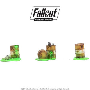 Little Shop of Magic Fallout: Wasteland Warfare - Terrain Expansion - Radioactive Containers — Miniatures