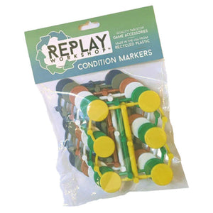 Little Shop of Magic Replay Workshop: Recycled Plastic Condition Markers — Miniatures