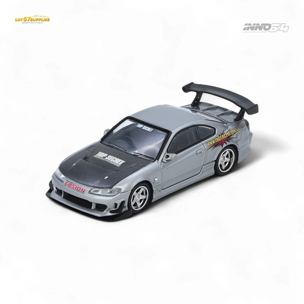 (Pre-Order) INNO64 Top Secret Silvia S15 Silver 1:64
