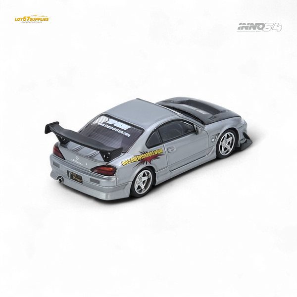 (Pre-Order) INNO64 Top Secret Silvia S15 Silver 1:64