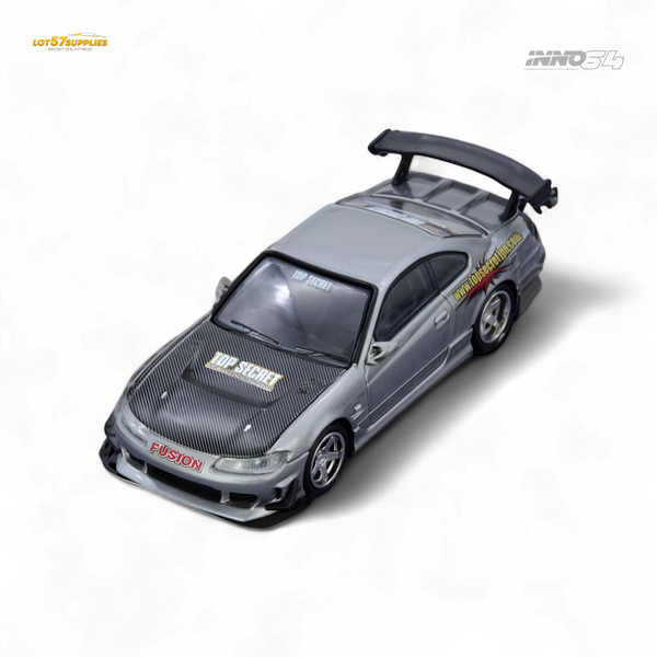 (Pre-Order) INNO64 Top Secret Silvia S15 Silver 1:64