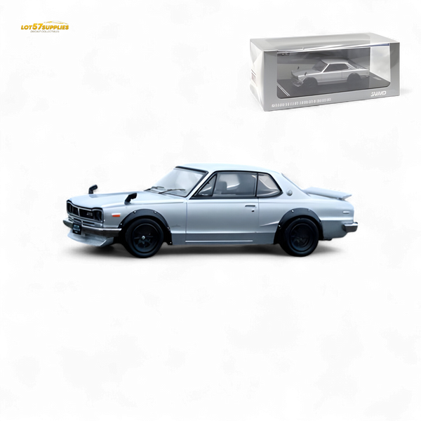 Inno64 Nissan Skyline 2000GT-R (KPGC10) in Silver 1:64
