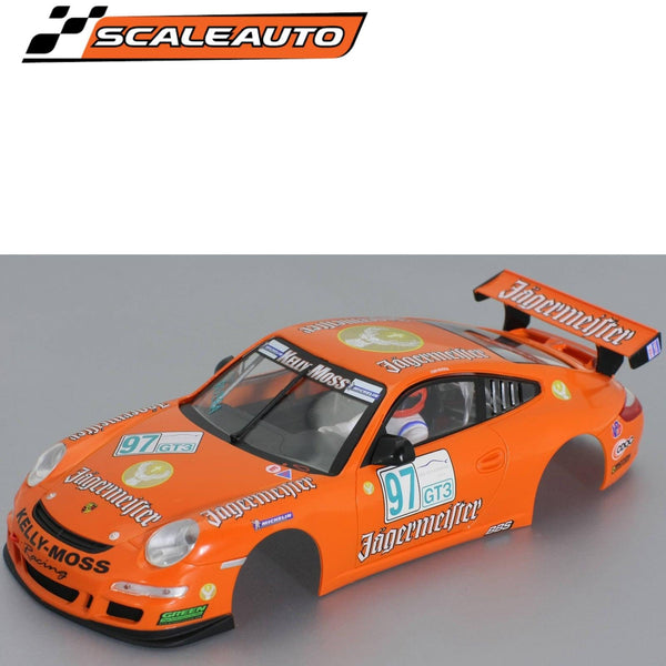 PowerHobby Scaleauto Porsche 911 GT3 Jagermeister 1/24 Slot Car Body Only