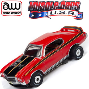 Auto World 1971 Buick GSX Red Thunderjet HO Slot Car SC349 fits AFX