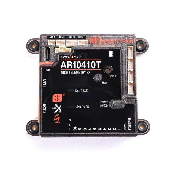 PowerHobby Spektrum SPMAR10410T AR10410T 10-Channel PowerSafe Telemetry Receiver