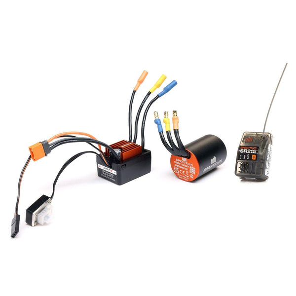 PowerHobby Spektrum SPMXSEMC25 Firma Brushless Motor / ESC / Receiver Combo, 4500Kv: NASCAR