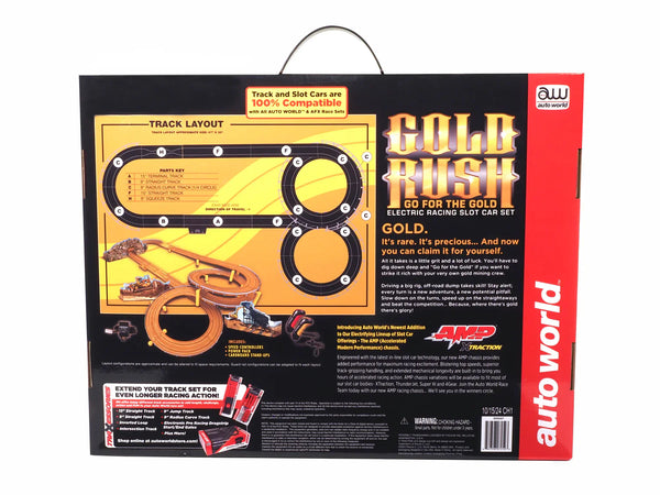 Auto World Gold Rush Peterbilt Dump Trucks for AFX HO Slot Car Set SRS357 - Echo Six Hobbies