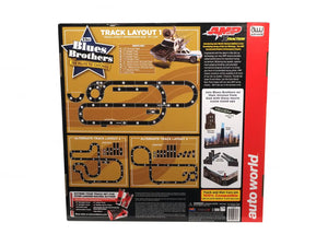 PowerHobby Auto World Blues Brothers Bluesmobile Chicago Police AFX HO Slot Car Set SRS359