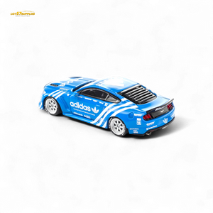 Liberty64 Ford Mustang GT Widebody Modified - A d i d a s Clover 1:64
