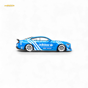 Liberty64 Ford Mustang GT Widebody Modified - A d i d a s Clover 1:64