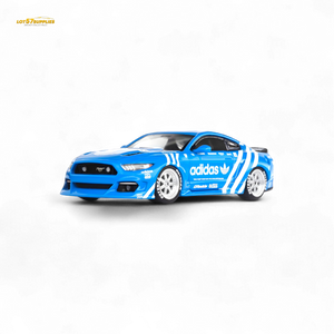 Liberty64 Ford Mustang GT Widebody Modified - A d i d a s Clover 1:64