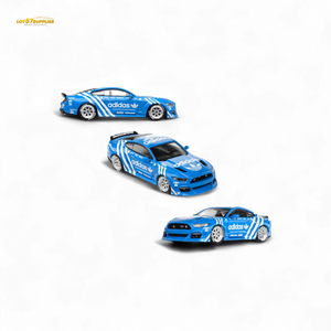 Liberty64 Ford Mustang GT Widebody Modified - A d i d a s Clover 1:64