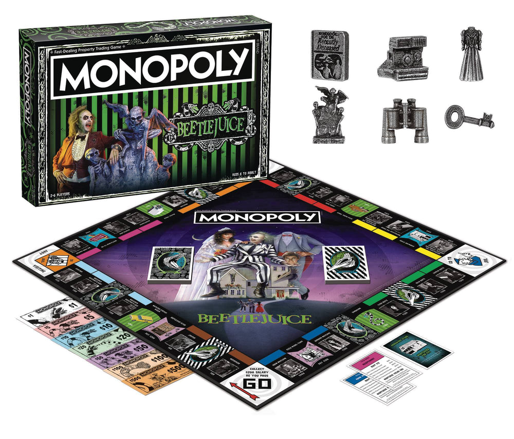 MONOPOLY BEETLEJUICE BOARD GAME (NET) (O/A) (C: 0-1-2)