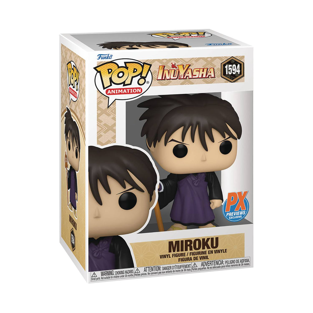 POP ANIMATION INUYASHA MIROKU PX VIN FIG (C: 1-1-2) - Echo Six Hobbies
