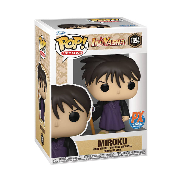 POP ANIMATION INUYASHA MIROKU PX VIN FIG (C: 1-1-2) - Echo Six Hobbies
