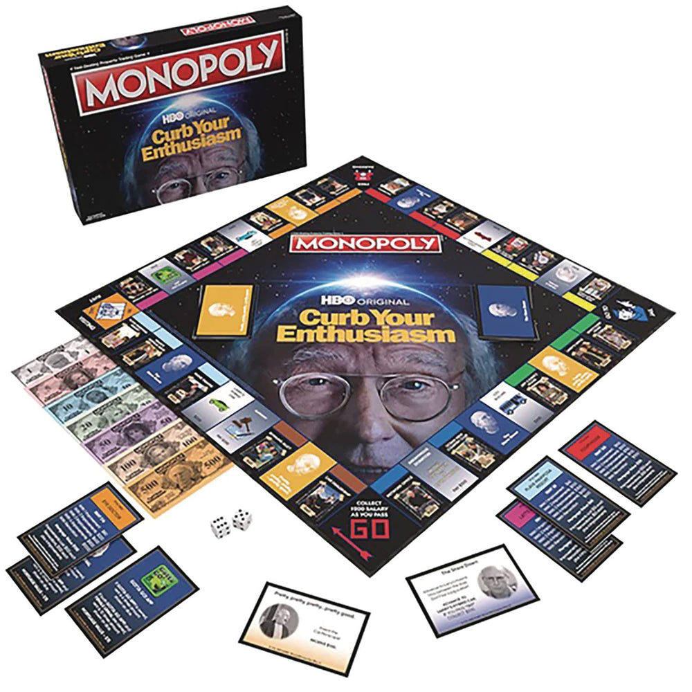 MONOPOLY CURB YOUR ENTHUSIASM BOARD GAME (NET) (O/A) (C: 0-1