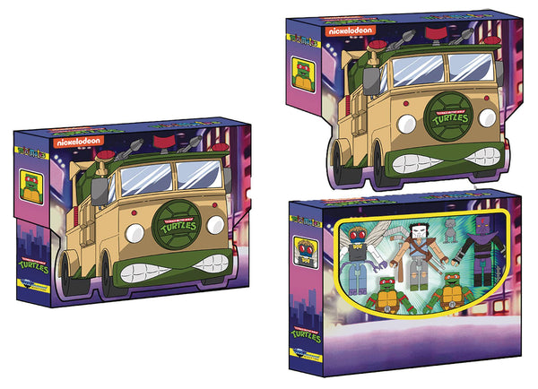 TMNT Minimates Party Wagon Delux Box Set