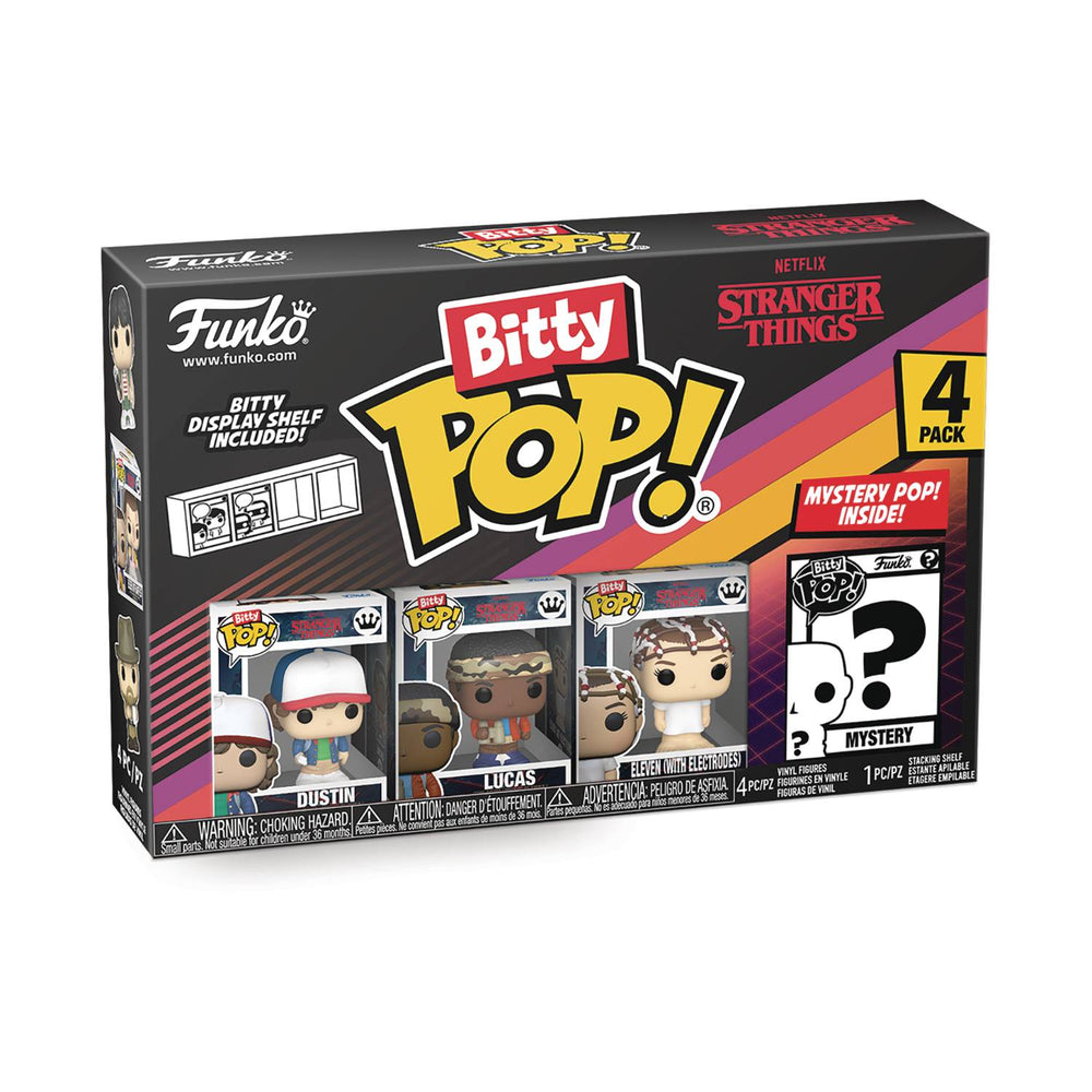 BITTY POP STRANGER THINGS SZN1 DUSTIN 4PK FIG (O/A) (C: 1-1-