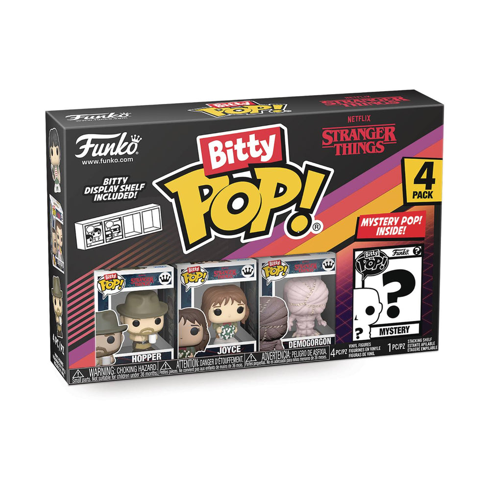 BITTY POP STRANGER THINGS SZN1 HOPPER 4PK FIG (O/A) (C: 1-1-