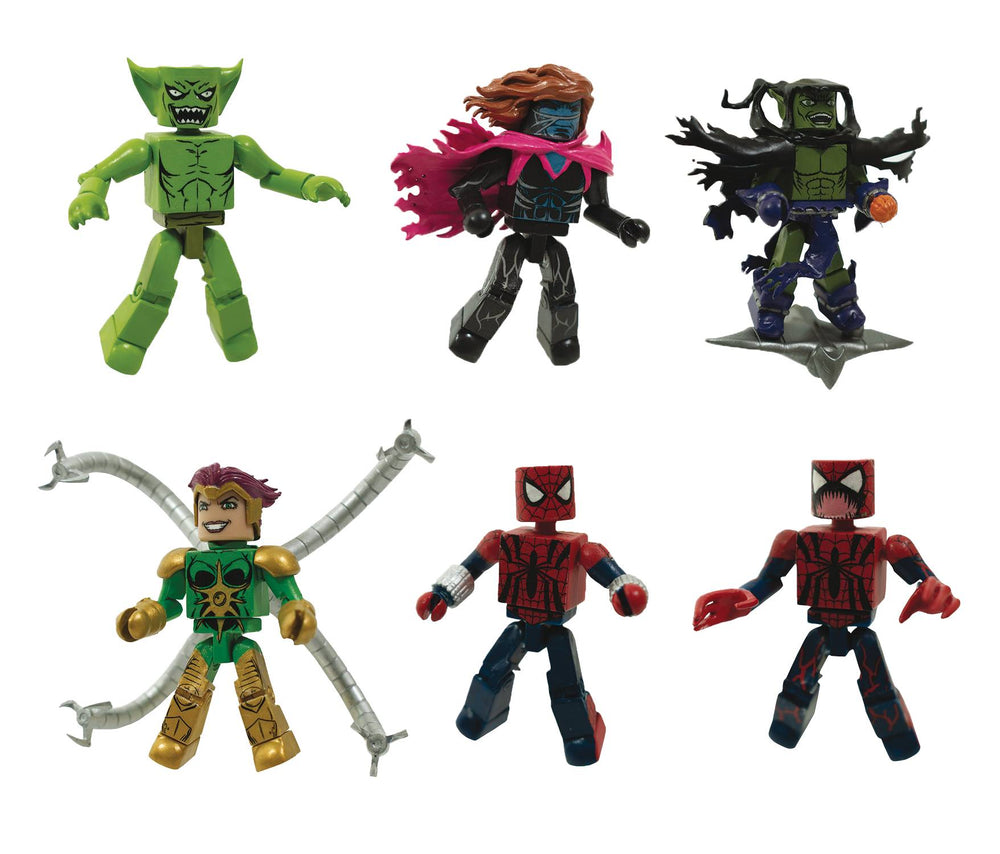 MARVEL MINIMATES SPIDER-MAN CLONE SAGA DLX BOX SET (O/A) (C: