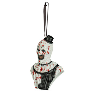 TERRIFIER ART THE CLOWN PX BLOOD SPLATTER ORNAMENT