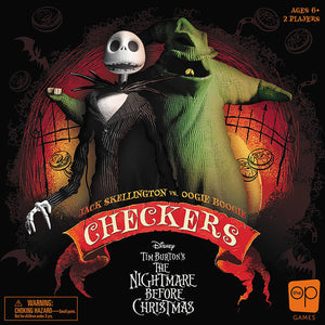 NIGHTMARE BEFORE CHRISTMAS CHECKERS SET (NET) (O/A) (C: 1-1-