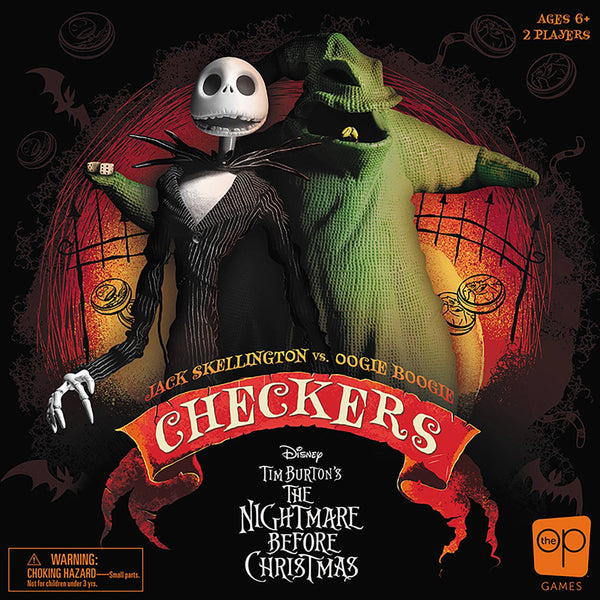 NIGHTMARE BEFORE CHRISTMAS CHECKERS SET (NET) (O/A) (C: 1-1-