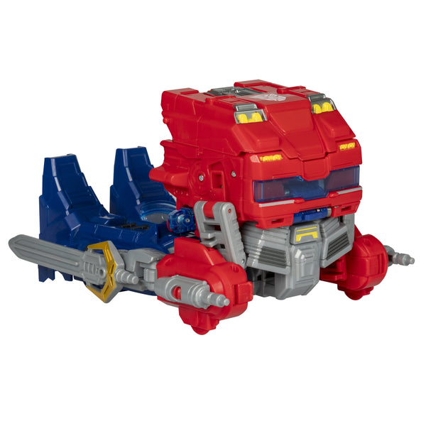 Transformers One Movie Power Flip Optimus Prime (Orion Pax) Converting Action Figure, 4 Modes, 10-inch Interactive Electronic Toy, Lights & Sounds, 6+ - Echo Six Hobbies