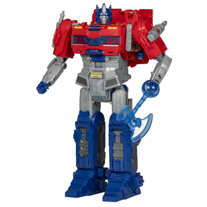 Transformers One Movie Power Flip Optimus Prime (Orion Pax) Converting Action Figure, 4 Modes, 10-inch Interactive Electronic Toy, Lights & Sounds, 6+ - Echo Six Hobbies
