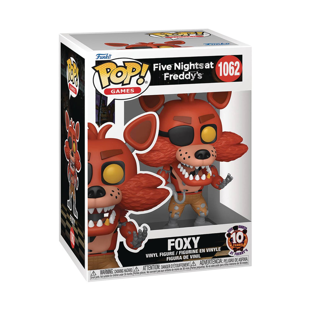 POP GAMES FNAF 10Y ANNIVERSARY FOXY FIG (O/A) (C: 1-1-2)