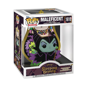 POP DELUXE VILLAINS MALEFICENT STAINED GLASS FIG (C: 1-1-2)