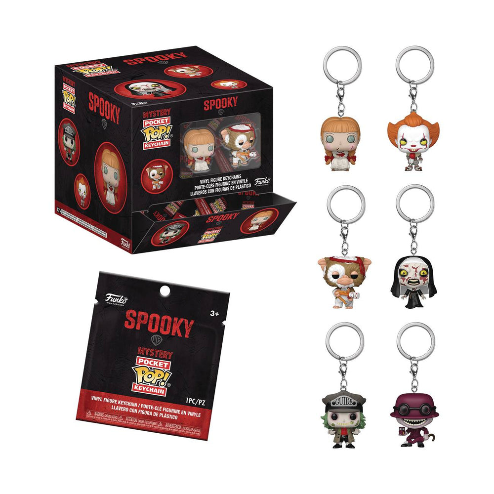 POP KEYCHAIN HORROR 12PC PDQ BLIND (C: 1-1-2)