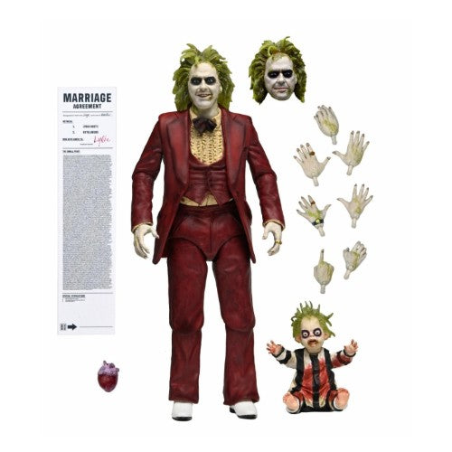 NECA Beetlejuice Beetlejuice Red Tuxedo 7-Inch Ultimate Action Figure