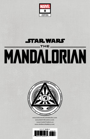 [Signed by David Nakayama] STAR WARS: THE MANDALORIAN SEASON 2 #8 UNKNOWN COMICS DAVID NAKAYAMA EXCLUSIVE VAR