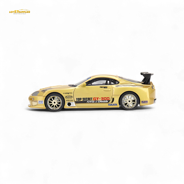 Mini-GT Toyota Supra (A80) Top Secret GT-300 Top Secret Gold 1:64 MGT00961