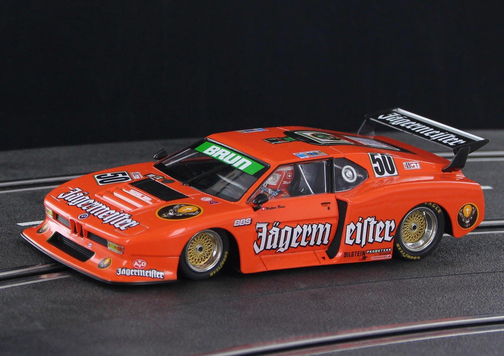 PowerHobby Racer Sideways BMW M1 Turbo Group 5 Jägermeister 1/32 Slot Car SW83