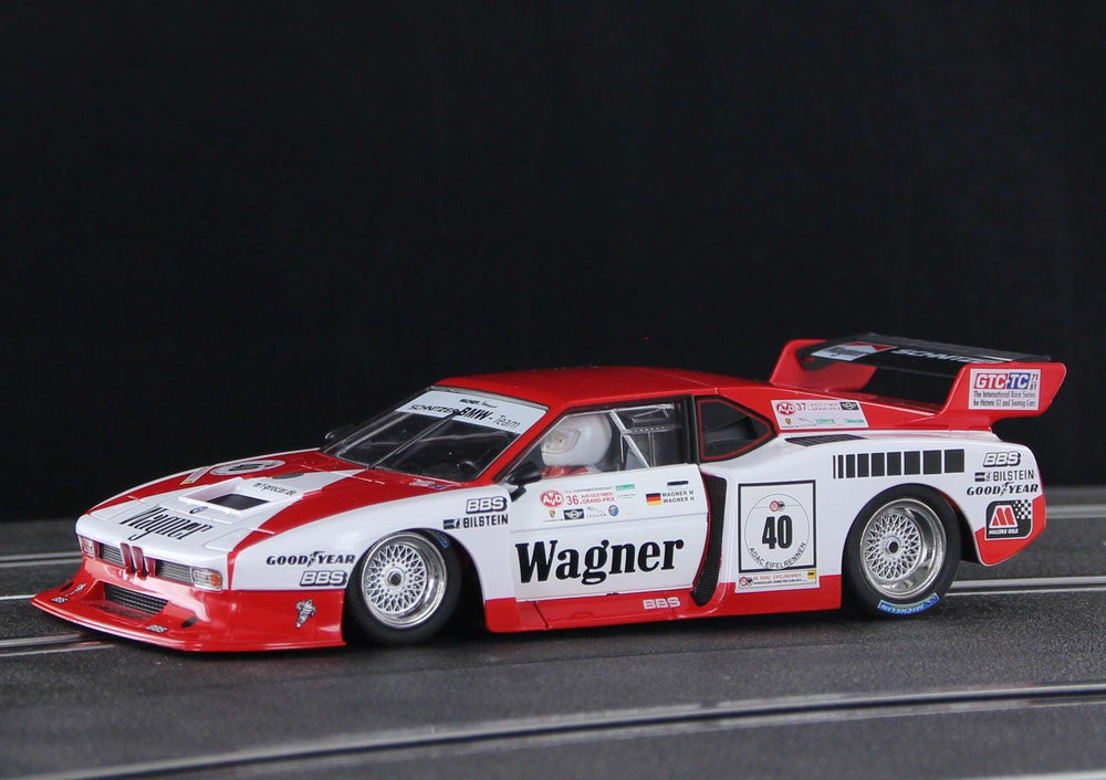 PowerHobby Racer Sideways BMW M1 Turbo Group 5 Wagner Nürburgring 1/32 Slot Car SW84