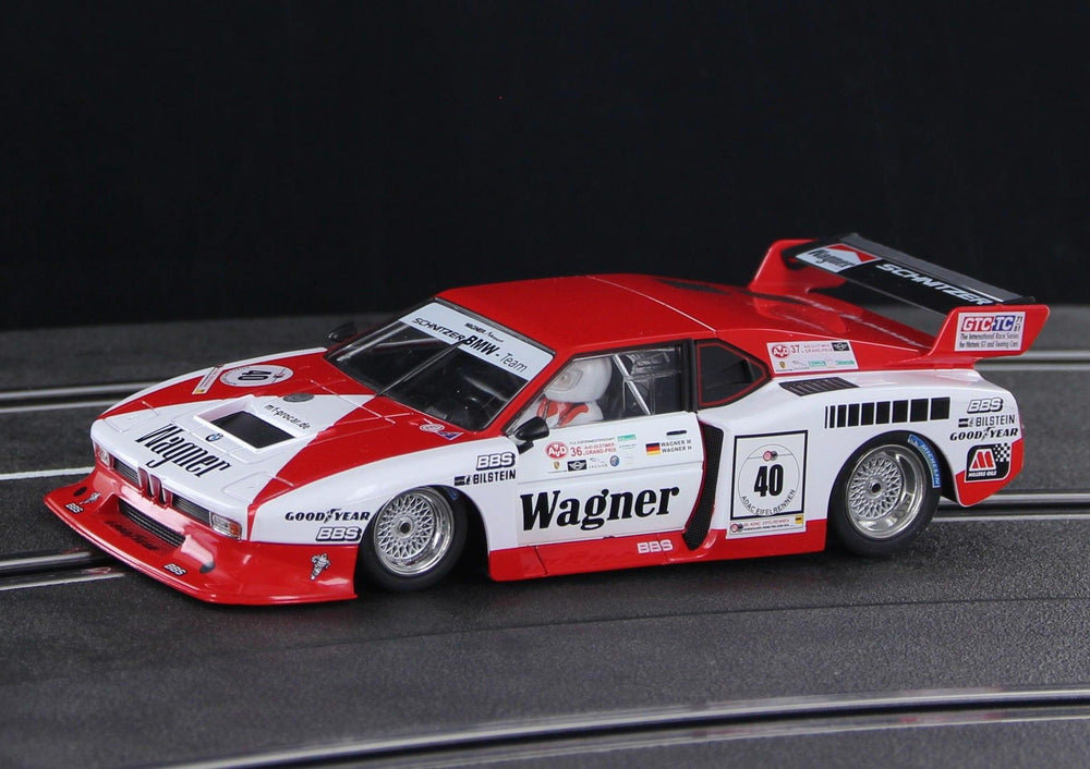 PowerHobby Racer Sideways BMW M1 Turbo Group 5 Wagner Nürburgring 1/32 Slot Car SW84